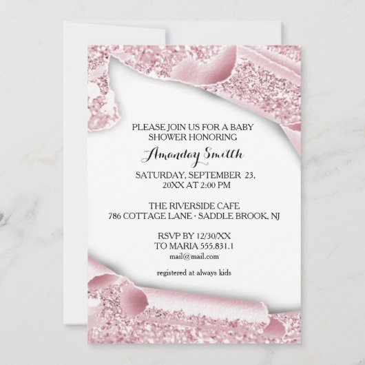 Sweet 16e 15e Vrijgezellenfeest 3D Roos Afstuderen Kaart (Achterkant)