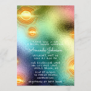 Sweet 16e holograaf Futuristische regenboogpark Kaart