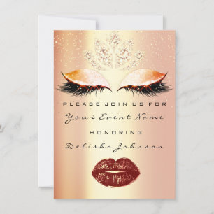 Sweet 16e Vrijgezellenfeest Quinceanera Makeup Roo Kaart