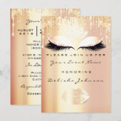 Sweet 16th 15th Gold Quinceanera Royal Princess Kaart (Voorkant / Achterkant)