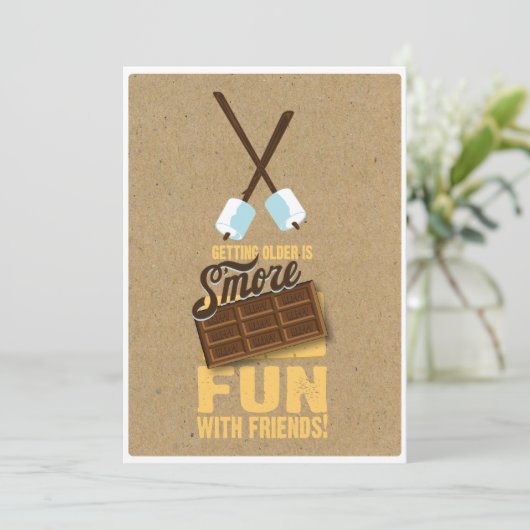 Sweet 16th Birthday Bonfire-uitvindingen Kaart (Staand voorkant)