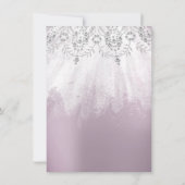 Sweet 16th Bridal Diamond Dress Eggplant Silver Kaart (Achterkant)