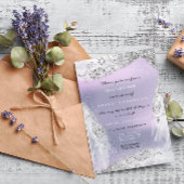 Sweet 16th Bridal Diamond Dress Grey Silver Paars Kaart