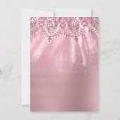 Sweet 16th Bridal Diamond Dress Roos Mauve Peony Kaart (Achterkant)