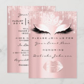 Sweet 16th Drips roze Quinceanera Royal Princess Kaart (Voorkant / Achterkant)