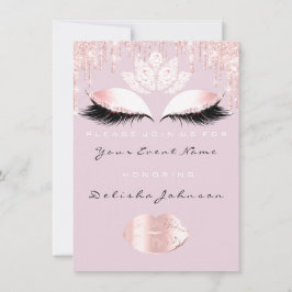 Sweet 16th Drips roze Quinceanera Royal Princess Kaart