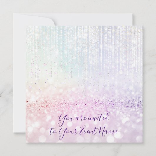 Sweet 16th Quinceanera Bridal Pastel Strings Kaart (Voorkant)