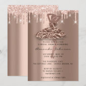 Sweet 16th Vrijgezellenfeest Princess Roos Drips Kaart (Voorkant / Achterkant)