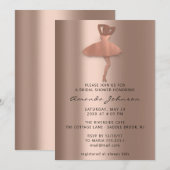 Sweet 16th Vrijgezellenfeest Princess Roos Gold Dr Kaart (Voorkant / Achterkant)