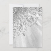 Sweet 16th Vrijgezellenfeest Silver Royal Grey Dre Kaart (Achterkant)