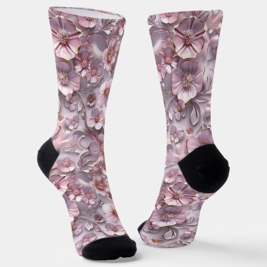 Sweet 3d Cherry Blossoms Sokken (Gebogen)