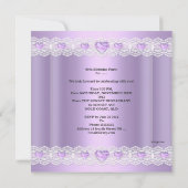 Sweet 61 16-partijenLila Zilveren Kaart (Achterkant)