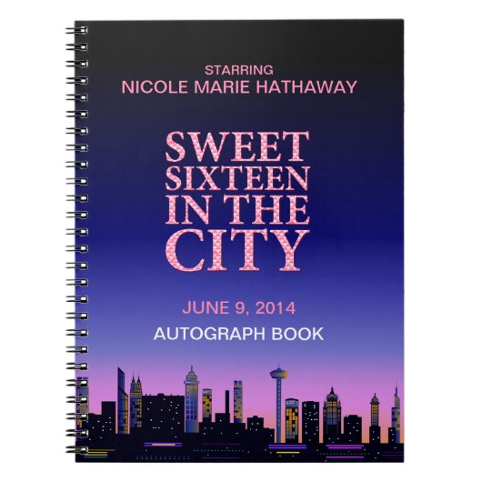 Sweet 61-jarige herinneringen aan autografieken notitieboek (Voorkant)