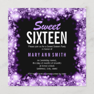 Sweet 61-partij Mousserend Licht Paars Kaart