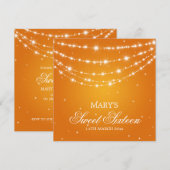 Sweet 61-partij Sinaasappel voor mousserende keten Kaart (Voorkant / Achterkant)