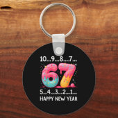 Sweet 67 New Year Countdown 2026 Funny Happy New Y Sleutelhanger (Voorkant)