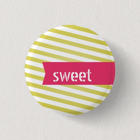 Sweet aanpasbare flair ronde button 3,2 cm (Voorkant)
