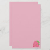 Sweet aardbei briefpapier (Voorkant / Achterkant)