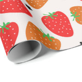 Sweet aardbei cadeaupapier (Rol Hoek)