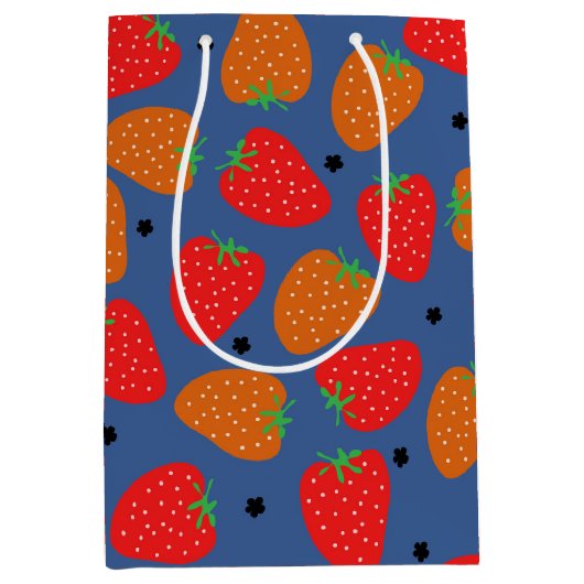 Sweet aardbei medium cadeauzakje (Voorkant)