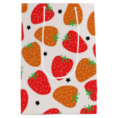 Sweet aardbei medium cadeauzakje (Achterkant)