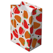 Sweet aardbei medium cadeauzakje (Achterkant Gekanteld)