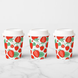 Sweet aardbei papieren bekers