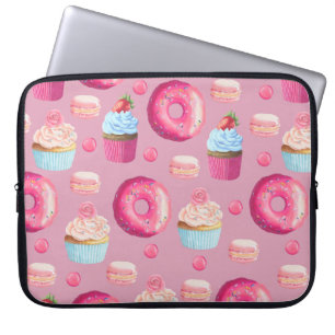 Sweet aardbei Roze Behandelingen Laptop Sleeve