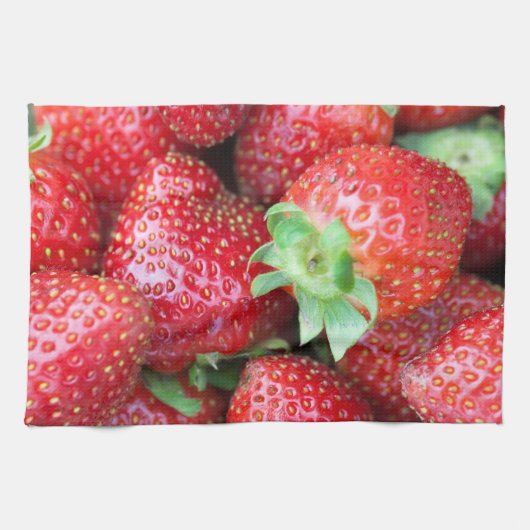 Sweet aardbei theedoek (Horizontaal)