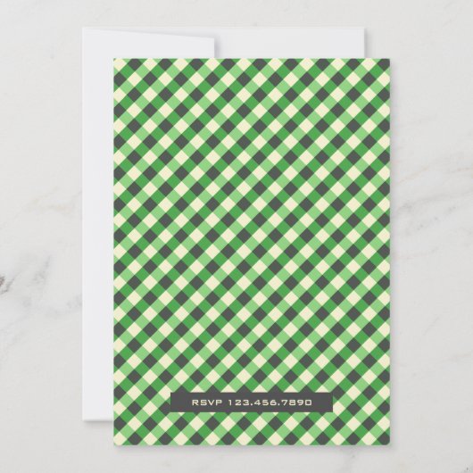 Sweet Aardbery Baby shower Uitnodiging (Achterkant)