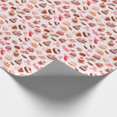Sweet achtergrond cadeaupapier (Hoek)