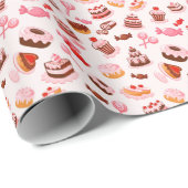 Sweet achtergrond cadeaupapier (Rol Hoek)