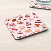 Sweet achtergrond drankjes onderzetter (Linkerzijde)