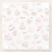 Sweet achtergrond glazen onderzetter (Achterkant)