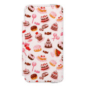 Sweet achtergrond incipio iPhone portemonnee hoesje (Voorkant Agenda)
