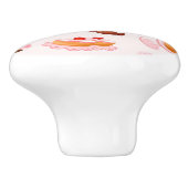 Sweet achtergrond keramische knop (Zijkant)