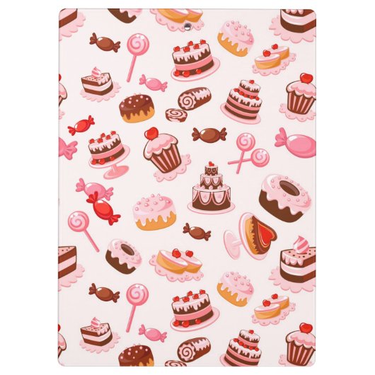 Sweet achtergrond klembord (Achterkant)