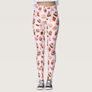 Sweet achtergrond leggings
