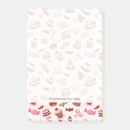 Sweet achtergrond post-it® notes (Voorkant)