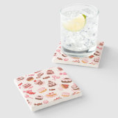 Sweet achtergrond stenen onderzetter (Zijkant)