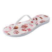 Sweet achtergrond teenslippers (Schuin)