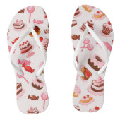 Sweet achtergrond teenslippers (Voetbed)