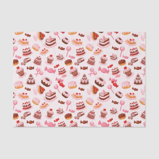 Sweet achtergrond tissuepapier (Voorkant)