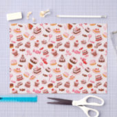 Sweet achtergrond tissuepapier (Craft)