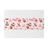 Sweet achtergrond uitnodigingen wikkel (Achterkant Voorbeeld)