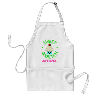 Sweet Addiction Cupcake Apron Standaard Schort