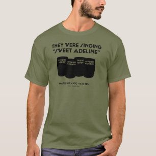 "Sweet Adeline" Unisex T-shirt (Vermoeidheidsgroen