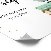 Sweet Adventures bord Travel Douche Aangepaste Wer Poster (Hoek)