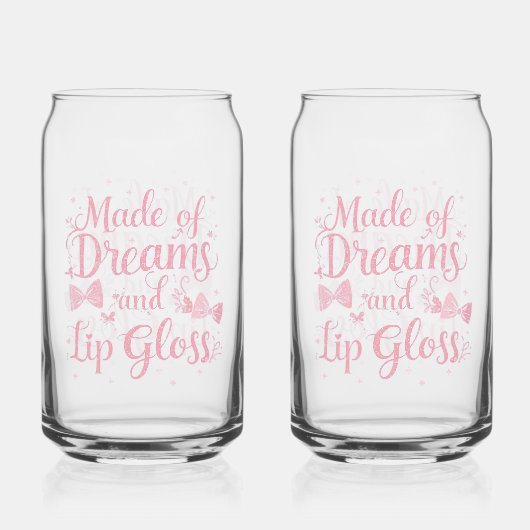 Sweet Aesthetic Makeup Lover Typography Blikvorm Glas (Voorkant)