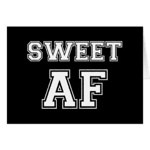 SWEET AF KAART